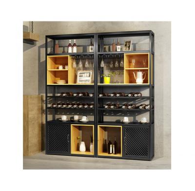 China 2019 Mordern new design commercial liquor bar storage cabinet restaurant wine cabinet display for sale