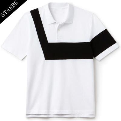 China New Anti-wrinkle Men's Casual Breathable Combination Color Polo Shirt for sale