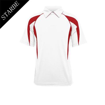 China Anti-pilling factory custom golf polo shirts for men, red color golf polo t-shirt for sale