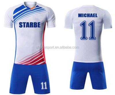 China Sets Custom Team Football Kit Football Kit Team Soccer Uniform for sale