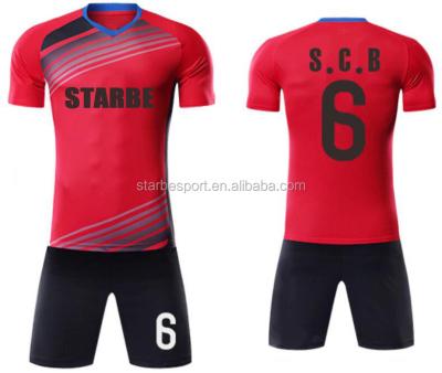 China Dry Fit Club Soccer Sets Custom Sublimation Dry Fit Uniform for sale