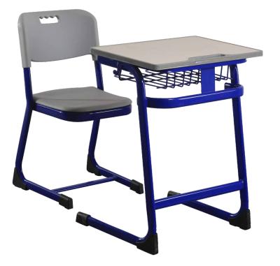 China School Furniture Student Desk Chair Unit Fireproof Board Classroom Desk and Chair Set for sale