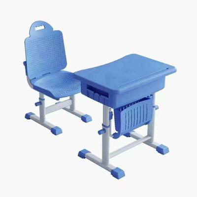 China School Classroom Furniture New Design Popular Student Desk and Chair for Siesta for sale