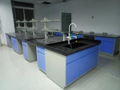 China High Quality All Steel Laboratory Furniture CE Certificated Island Bench 12 Feet long Central Lab Table for sale