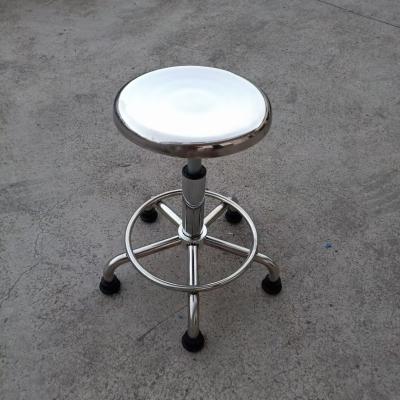 China Anti-Static Stainless Steel Office School Workshop Hospital Lab Stool Height Adjustable SUS ESD Cleanroom Chair for sale