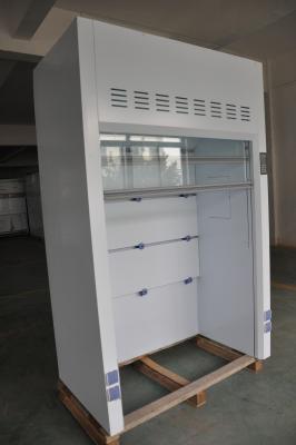 China PP laboratory furniture CE Approved walk in labo fume hood polypropylene floor mounted fuming cabinet fume cupboard for sale