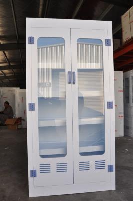 China PP Lab Furniture Double Doors Medical Storage Cabinet Polypropylene Medicine Cupboard for sale