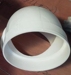 China PVC Made T Duct and Elbow for Laboratory Fume Hood and Fan Connection for sale