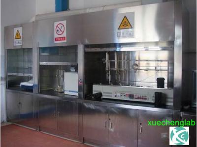 China High Quality Stainless Steel Lab Furniture Fuming Cupboard 6 feet Fume Cabinet Stainless Steel Laboratory Fume Hood for sale