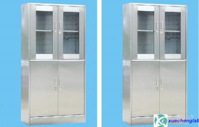 China Laboratory Storage Cabinet Stainless Lab Furniture Medicine Cabinet Stainless Steel Medical Cupboard for sale