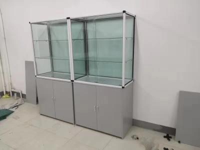 China Top Quality School Lab Furniture Specimen Cupboard Hot Sale Alum-alloy Glass and Wood Stucture Specimen Display Cabinet for sale