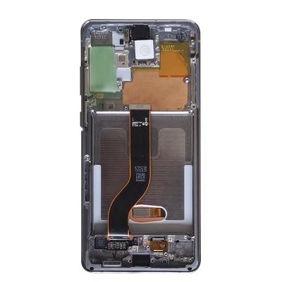 China New original mobile lcd for Samsung Galaxy S20 plus G980 lcd with view display touch screen digitizer for samsung s20+ 6.7 inch lcd G980 for sale