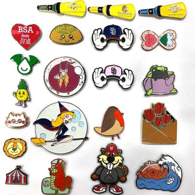 China Japan Fashion Hat Pins Brooch Hard Soft Metal Logo Badges Custom Enamel Pins Lapel Pins For Decorative Clothes for sale