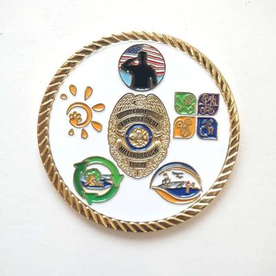 China America Maker Custom Soft Enamel Glitter With Sobriety Epoxy Bronze Anniversary Coin Challenge Coin for sale