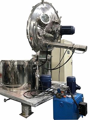 China Bag Shaking Scraper Bottom Vertical Peeler Centrifuge for sale