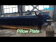 0.3-1.2Mm Customized Bending Pillow Dimple Plate Heat Exchanger