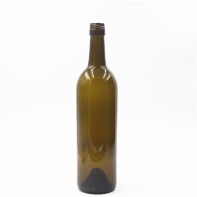 China Beverage Glass Bottles Glass Wine Bottles Vodka Whiskey Rum Screw Cap Glass Bottles For Sale for sale