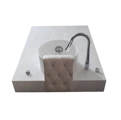 China Bomacy Beauty Salon Throne Pedicure Chair Platform Easy Clean Base With Tub Sink High Quality for sale