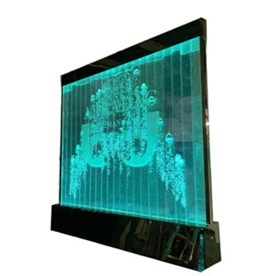 China Newest Europe Bomacy Decorative Acrylic LED Water Bubble Panel Programmable Bubble Dancing Wall for sale