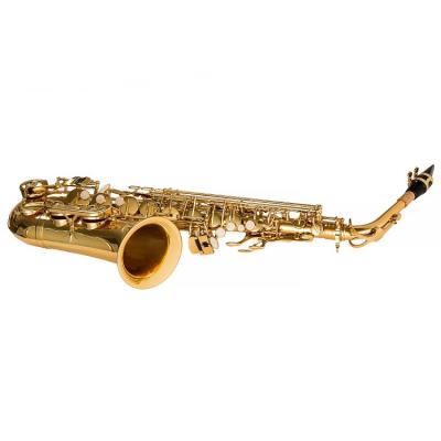 China Lacquer Carving EB Alto Saxophone Music Instrument For Master And Professional Brass Student for sale