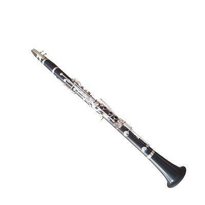 China Gold lacquer advanced profesional ebony material Bb clarinet for sale