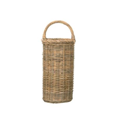 China Wholesale Eco-friendly Woven Wicker Folding Storage Basket Umbrella Stand Stand for sale