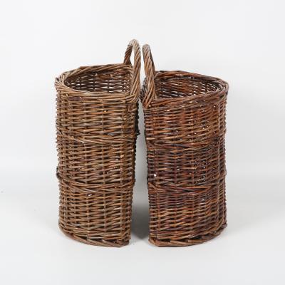 China Gift Folding Wicker Eco - Friendly Woven Hanging Laundry Baskets for sale