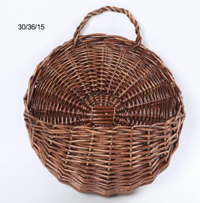 China Full Hot Spare Parts Folding Willow Flower Basket Wall Hanging Flower Pot Wall Hanging Flower Basket for sale