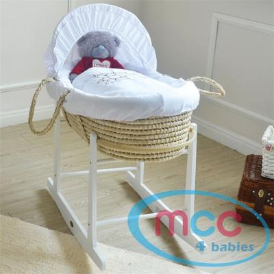 China Moses Basket Modern Wicker Baby Changing Basket Moses Baby Pram Natural Basket for sale