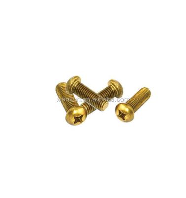 China M3/M4/M5 Brass Round Head Bolt Brass Pan Head Screws Self Tapping Screws for sale