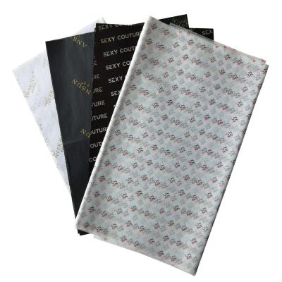 China Design Color Logo Printed Gift Wrapping Tissue Customized Moisture Proof 17-28GSM Printing Paper Paper OEM for sale