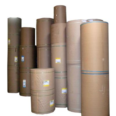 China Factory Low Price Moisture Proof China Brown Color Wholesale Kraft Paper Rolls High Quality 60-120GSM for sale