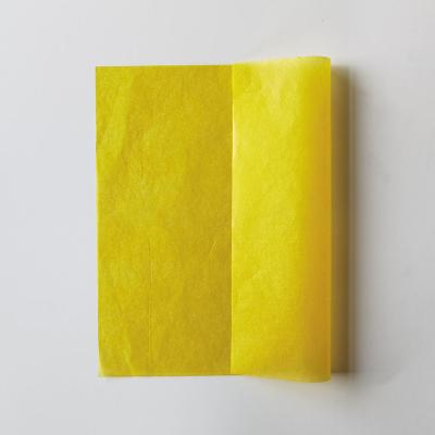 China China factory low price high quality yellow color wax paper wrapping papers breading candy chocolate food waterproof paper for sale