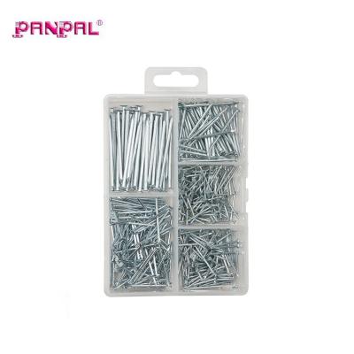 China High Quality Flat Box 275pc Metal Wire Nail Set From China Supplier PP for sale