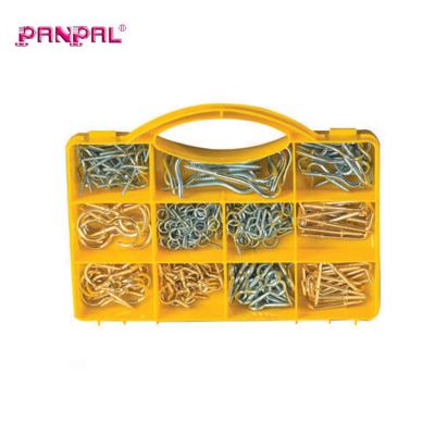 China China General Manufacturers Hot Sale 252PC Industry Hooks And Eye Screw Assortment for sale