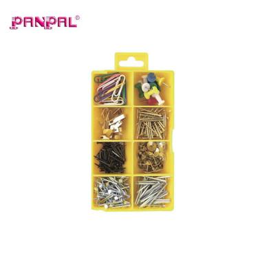 China China Manufacture Hot Sale 300PCS Color Paper Clip, Wire Thumbtack and Nail for sale