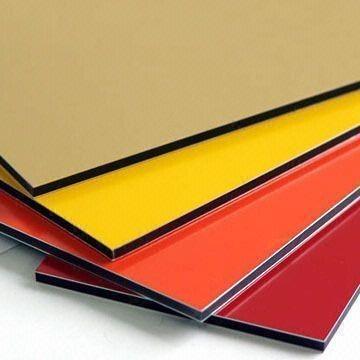 China Solid color finish Aluminum composite panel up to 6000mm length for sale