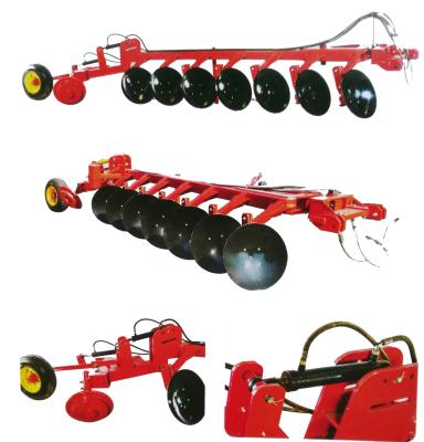 China 1LY(BX)-740 150HP tractor trailed hydraulic heavy duty 7 disc plough, working depth 250mm for sale