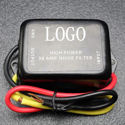 China Electronic Equipments Noise Suppressor Wire Motor Noise Filter 12V HUMM Filter 30 Amp for sale