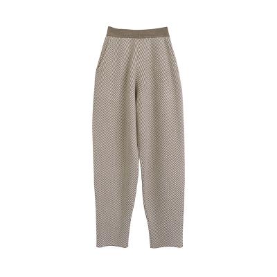 China High Quality Custom Anti-wrinkle Soft Skin Organic Natural Women's Cashmere Loose Tracksuit Bottoms Bottom Pants for sale