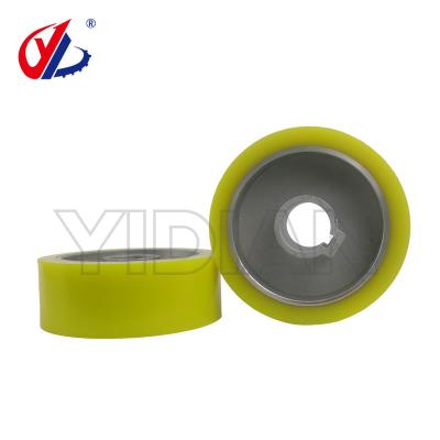 Cina Four Sides Moulder Planer Polyurethane Feeding Roller 140X35X50 PU Feeding Wheel in vendita