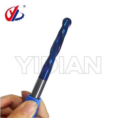 China Coated Ball Nose End Mills φ12x70x125mm Carbide End Milling Cutter Wood CNC Tool for sale