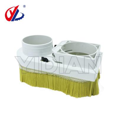 China 100mm Dust Collector Dust Cover With Brush For CNC Spindle Motor Milling Machine for sale