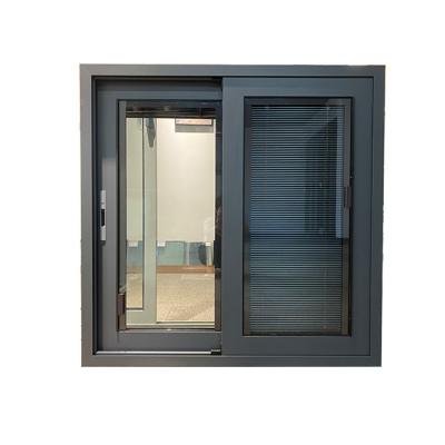 China Magnetic Screen Commercial Aluminum Sliding Windows Brand Soundproof German Material For Sale for sale