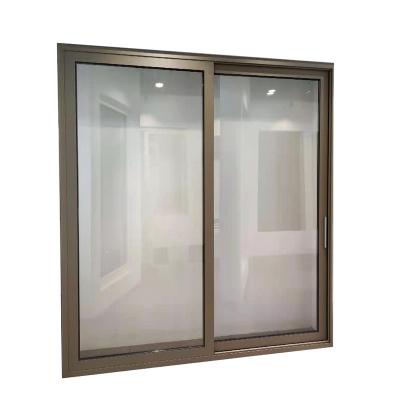 China Modern aluminum frame sliding door with security mesh for outdoor balcony for sale