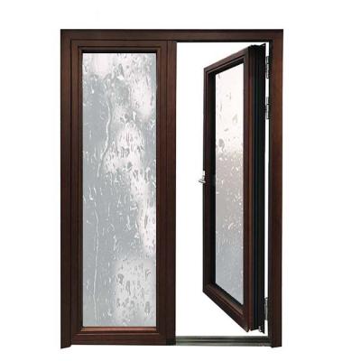 China Modern Professional French Door Double Leaf Design Aluminum Patio Door For Exterior for sale