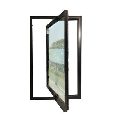 China Modern design heavy duty aluminum entry door large pivot door glass door for residential villa for sale