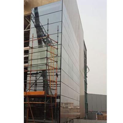 China 150mm Modern Aluminum Commercial Facades Unitized Chinese Glass Curtain Walls Factory Building for sale