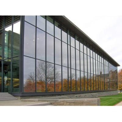 China Double Unitized Modern Aluminum Glass Curtain Walls Professional Design For Commercial Building for sale