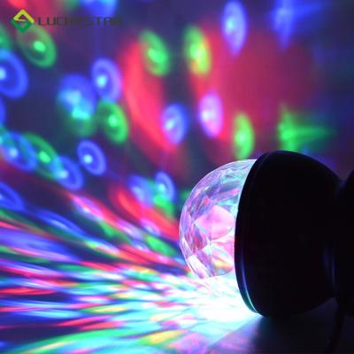 China PC Mini Led Bulb Light Wedding Party Decoration Led Rotating Bulb Light for sale